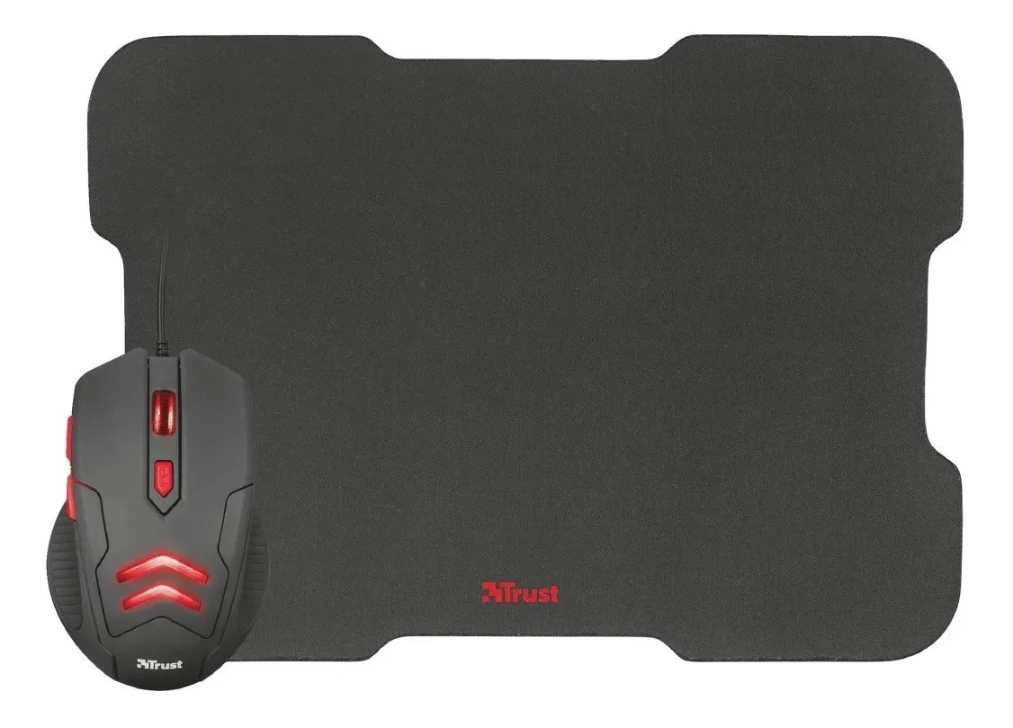 COMBO MOUSE Y MOUSE PAD ZIVA NEGRO