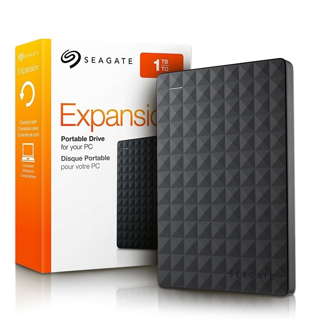 DISCO EXTERNO 1TB SEAGATE USB 3.0 EXPANSION BLACK