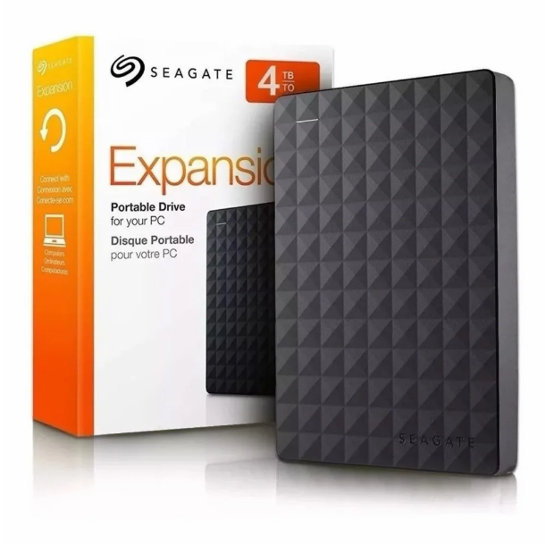 DISCO EXTERNO 4TB SEAGATE EXPANSION BLACK 3.0