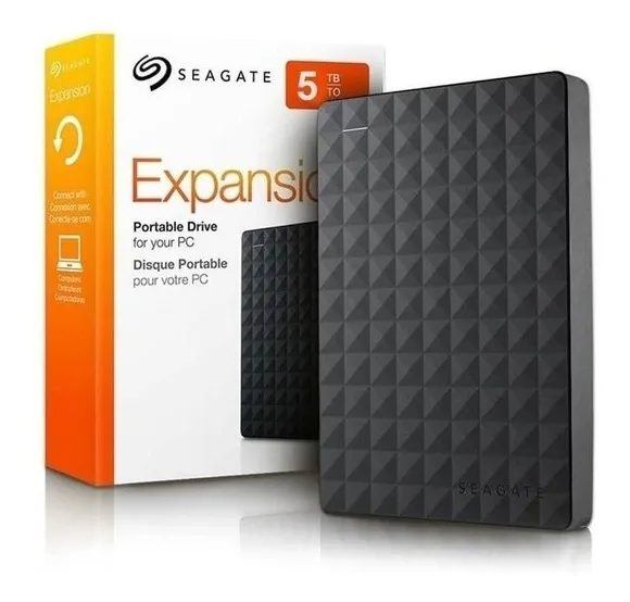 DISCO EXTERNO 5TB SEAGATE EXPANSION BLACK 3.0