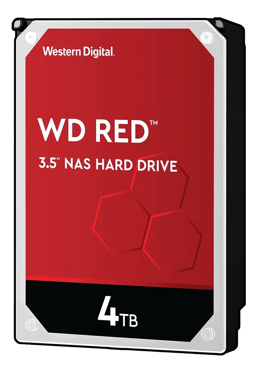 DISCO HDD NAS 4TB WESTERN DIGITAL RED 3.5 SATA 5400 64MB