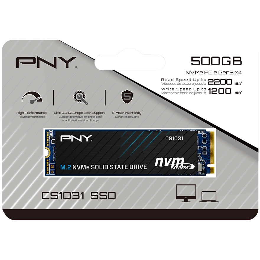 DISCO SSD 500GB PNY CS1031 M.2 NVME
