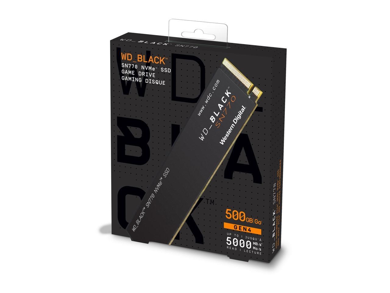 DISCO SSD M.2 500GB WD BLACK SN770 NVME 5150MB 