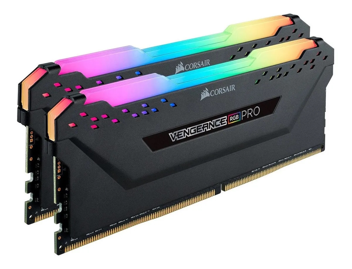MEMORIA DDR4 16GB (2X8GB) 2666MHZ VENGEANCE RGB PRO BLACK