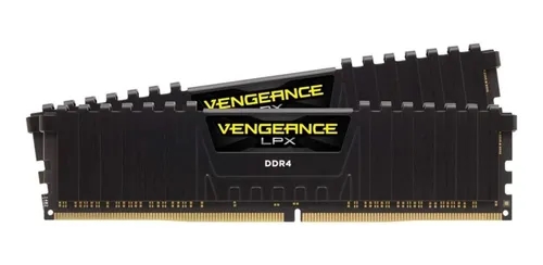 MEMORIA DDR4 16GB (2X8GB) CORSAIR 3600 VENGEANCE LPX BLACK