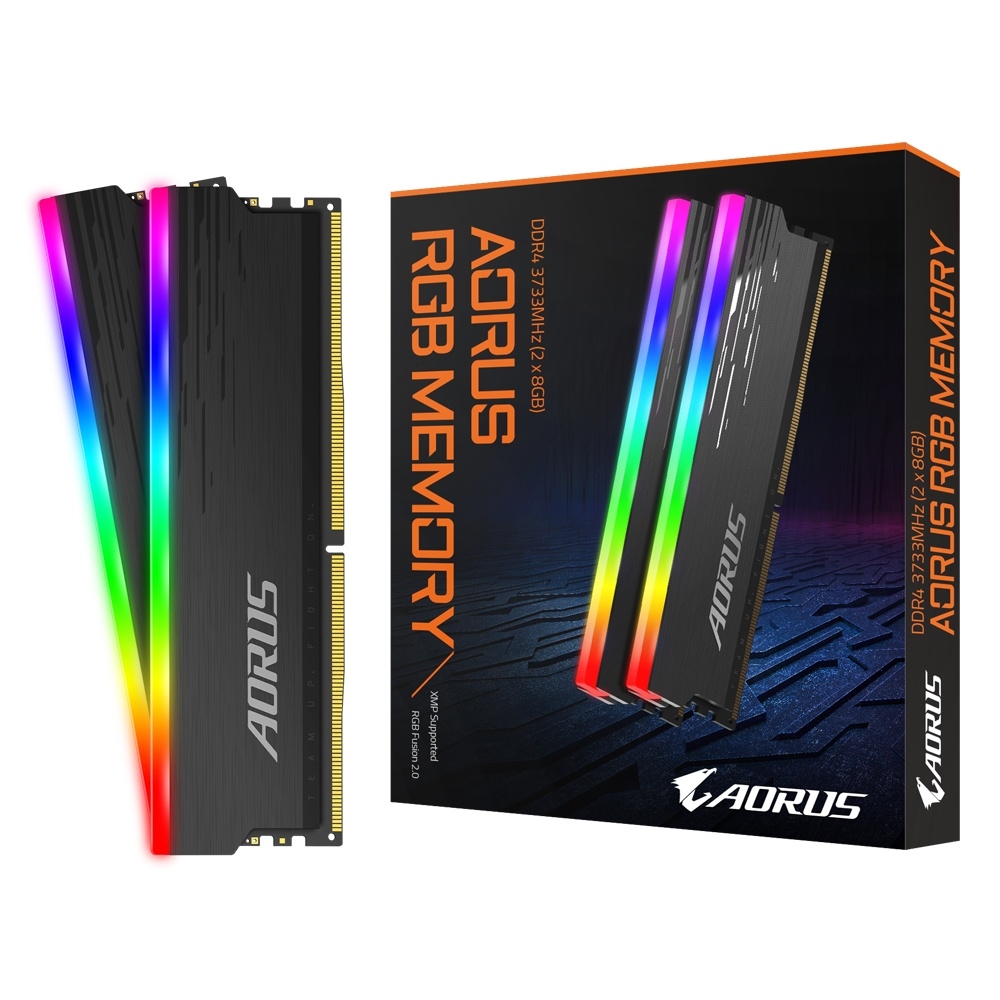 MEMORIA DDR4 16GB (2X8GB) GIGABYTE AORUS RGB MEMORY 3733MHZ
