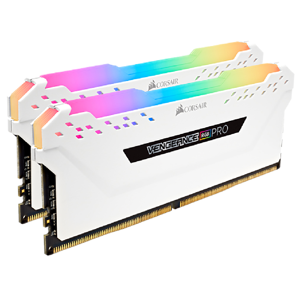 MEMORIA DDR4 16GB 2X8 3600MHZ CORSAIR VENGEANCE PRO RGB WHITE