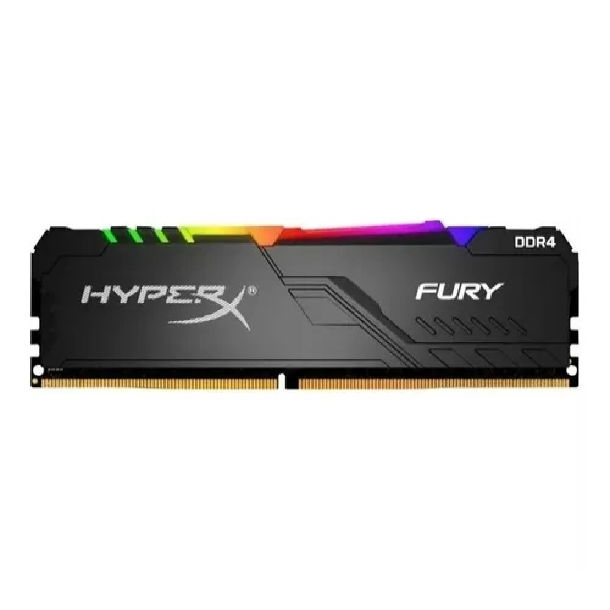 MEMORIA DDR4 8GB KINGSTON 3600MHZ CL17 HYPERX FURY RGB