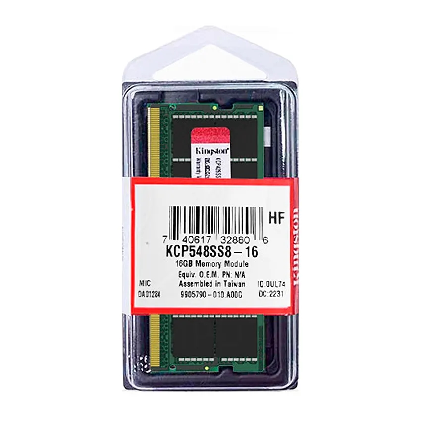 MEMORIA RAM SODIMM KINGSTON 16GB DDR5 4800 NOTEBOOK