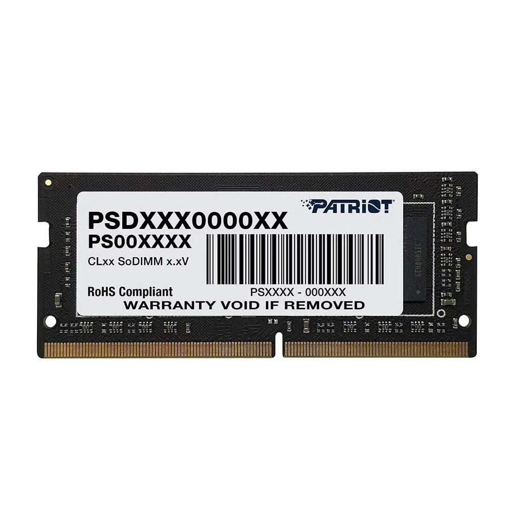 MEMORIA RAM SODIMM PATRIOT 16GB DDR4 3200 NOTEBOOK SODIMM