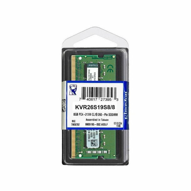 MEMORIA SODIMM DDR4 8GB KINGSTON 2666MHZ