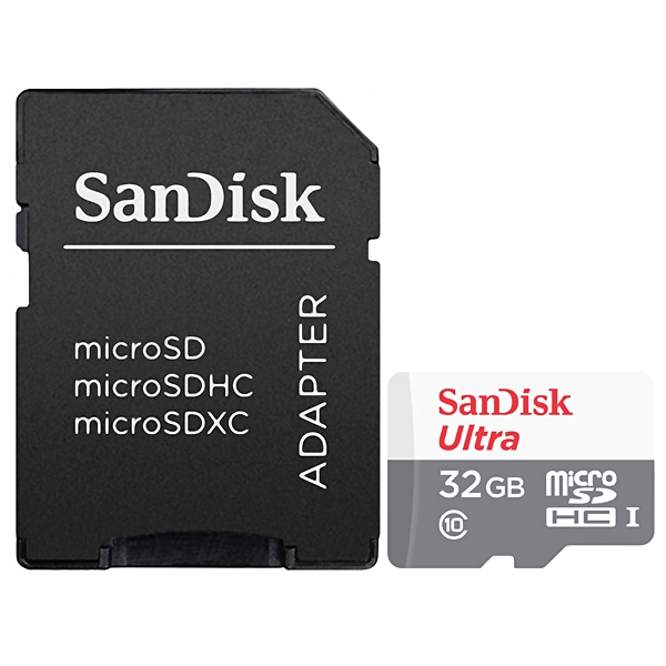 MICRO SD 32GB SANDISK ULTRA CLASE 10