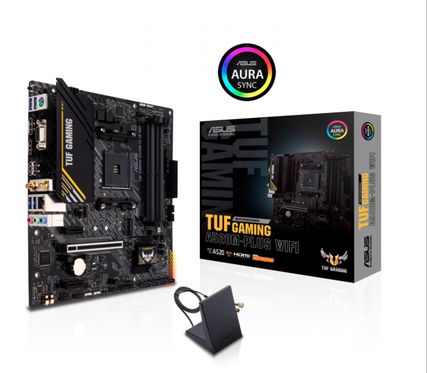 MOTHER ASUS (AM4) TUF GAMING A520M-PLUS WIFI