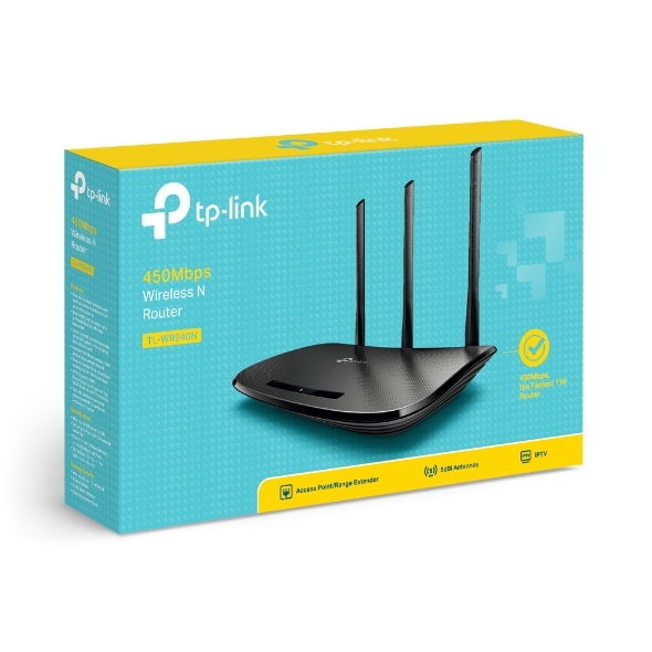 TP-LINK ROUTER WIRELESS 450M 3 ANT FIJAS